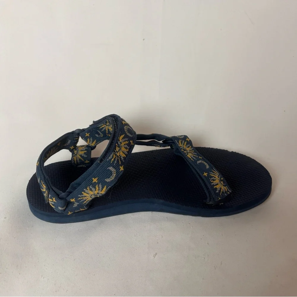 Teva Original Universal Sandals Sun and Moon Sunscape Insignia Blue Women's Sz 9 - Picture 1 of 9